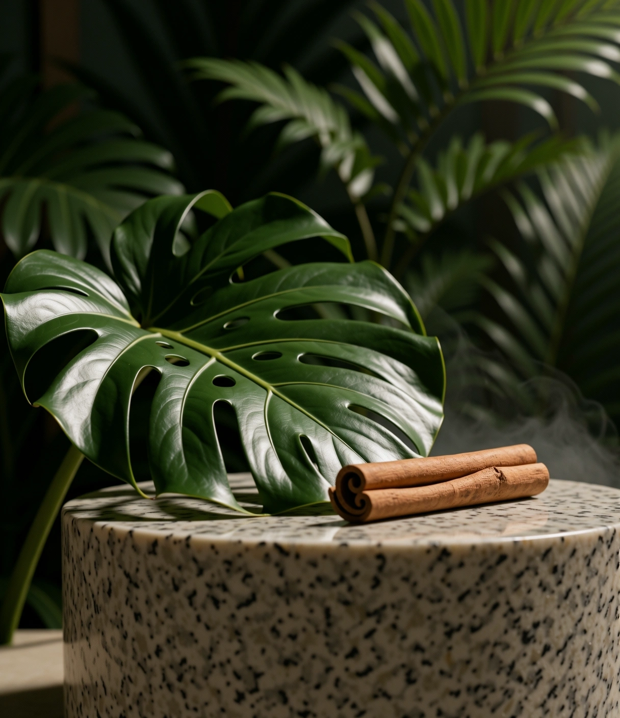 Premium botanical textures representing natural nutrition